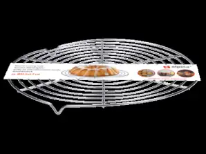 Round Baking Cooling Rack Non-stick Wire Rack for Cookies and Cakes