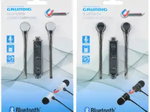 PL 2 Pack Bluetooth sluchátka s mikrofonem - bezdrátová náhlavní souprava Duo pro hands-free volání
