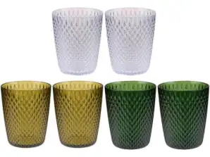 Vasos para beber de 350 ml 3 colores diferentes Juego de 2 portavasos elegantes y funcionales
