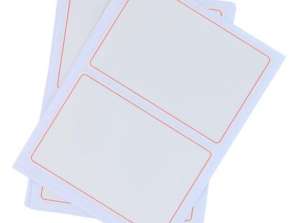 Self-adhesive labels 20 sheets 2 per sheet versatile adhesive labels for organizing and marking