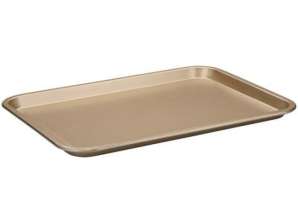 0 4mm Non-Stick Baking Tray Sturdy Bakeware for Perfectly Baked Treats Cookies and Pastries
