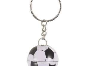 2 5 cm metallinen jalkapalloavaimenperä | Urheilullinen avaimenperälisävaruste