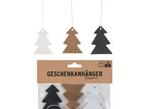 30 Christmas Tree Gift Tags 4 5x5 5 cm Practical OPP Packaging
