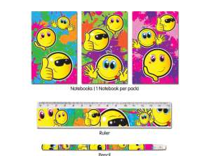 5-delat skrivset Smile Colorful & Cheerful Perfekt för skola och kontor