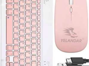 Indstil tastatur trådløs mus mus til pc Bluetooth bærbar computer
