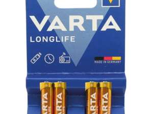 AAA Micro Batteries from VARTA 4 Pack Long-Term Alkaline