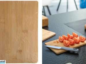 Bamboo cutting board 22x14 cm 8 mm thickness robust & ecological