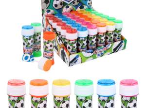 Bubbelfotbollsbaljor 50ml med pussellock 6 färger Barnbubbelspel