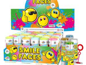 Bubble Tubs Smiley 60ml såpbubblor med pussellabyrintlock Kul för barn Utomhusleksaker