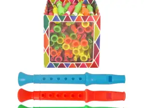 Bunte Flöten  14 cm  5 sortierte Farben  Musikspielzeug für Kinder