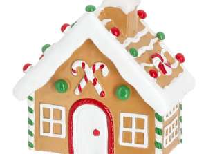 Bonbons colorés maison en pain d’épice décoration de Noël colorée 11x11 cm