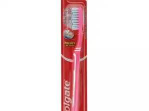 COLGATE Double Action Toothbrush Medium 18cm tehokkaaseen hampaiden puhdistukseen
