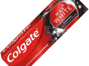 Colgate Max White Charcoal Toothpaste 75ml – Βαθύς Καθαρισμός &; Φωτεινό Λευκό