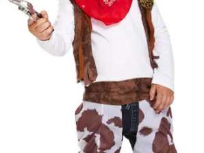 Costume da cowboy per bambini da 3 anni - autentico outfit western