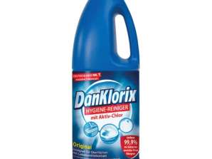 Dan Klorix Оригинален почистващ препарат за хигиена 1 5 литра – мощна чистота и дезинфекция