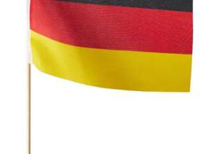 Drapeau de table de l’Allemagne 15x23cm Couleurs nationales Décoration de table patriotique