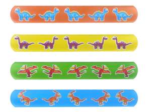 Браслети Dinosaur Snap 22x3 см 6 різних дизайнів модних браслетів Dino для дітей