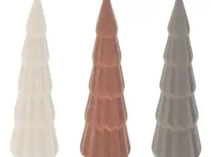Triangular Sand Christmas Tree approx. 14cm Height Festive Decoration for Tables & Shelves