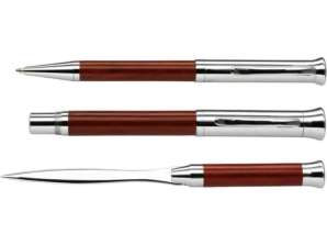 Noble Paulette Rosewood Writing Set: Luxury & Precision for Desk