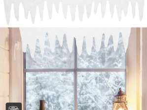 Icicle Snow Decoration Winter Highlight 30x120 cm