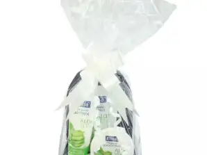 Elina GP Set de cuidado Aloe Vera 3 piezas: gel de ducha 250ml y leche corporal hidratante