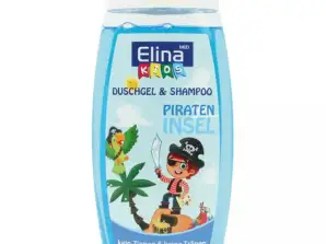 Elina Gel Doccia e Shampoo per Bambini 250ml Isola dei Pirati 2in1
