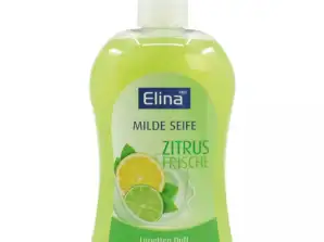 Elina Citrus-Fresh Lime Liquid Soap 500ml – Gel Refrescante para Lavar Manos