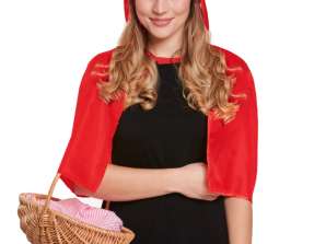 Kostým pro dospělé Červená Karkulka s pláštěm pohádkový převlek pro ženy