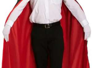Mantello rosso reversibile per adulti da uomo - Accessori versatili per costumi di Halloween