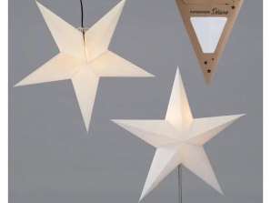 Exkluzív Paper Star Duo White 2 készletenként Kb. 60 cm átmérő Elegáns dekoráció az ünnepi hangulatért