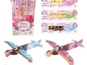 Fairy Glider lennukid 18 5cm 4 Erinevad kujundused Lapsed Mänguasi purilennuk