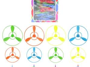 Набір літаючих тарілок 2 штуки з пусковою установкою 4 різних кольорів Вуличні іграшки для дітей