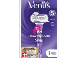 Gillette Venus Swirl Women's Shaver FlexiBall technology for precise contour adjustment
