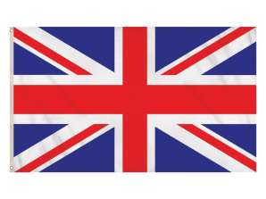 Velká vlajka Union Jack 5 stop x 3 stopy robustní a odolná vůči povětrnostním vlivům