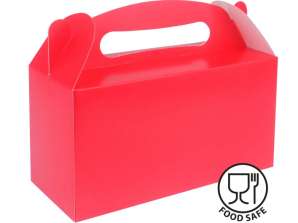Large Red Lunch Box 22 5L x 9 5W x 12H cm Bento Box for School and Office Leak Proof