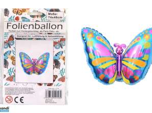 Large Foil Balloon 'Butterfly' 76x48 5 cm Colorful Party Decoration