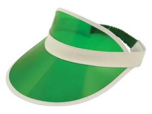 Green Peaked Cap for Adults | Sporty sun visor