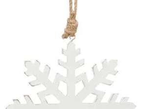 Henger snøfnugg liten 17 5 cm diameter Festlig dekorasjon til jul