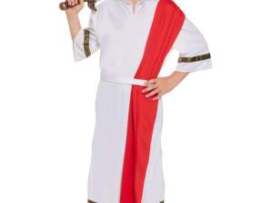 Børnekostume Romersk kejser Medium 7 9 år Historisk forklædning outfit