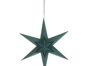 Väike eksklusiivne Green Paper Star Deluxe disain, 20 cm läbimõõt