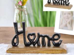 Small Home lettering on stand Decorative home accessory approx. 18cm high