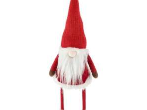 Small Red Wiggle Gnome for the Garden Lively 70 cm Height
