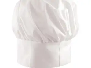 Cappello da cuoco per adulti | Cappello da cucina professionale bianco