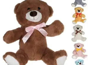 Cuddly Plush Bear with Bow 