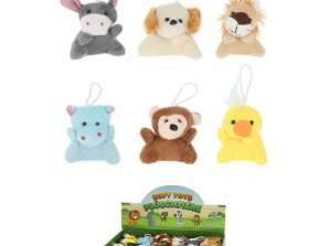 Set jucărie drăgălașă mini 8 cm 6 piese animale drăguțe de pluș