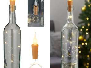 LED Bottle Candle Light 8 Light Bulbs Decorative Lighting for Bottles