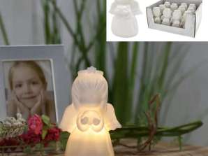 LED fénygél kb. 11 cm magas Fényes dekoratív figura ünnepi és dekoratív díszítésekhez