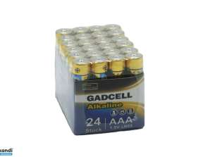 24-Pack AAA/LR3 Alkaline Batteries – Efficient & Reliable