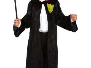 Costume da mago per bambino medio ideale per 7 9 anni travestimento da mago carnevale bambini