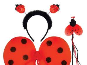 Ladybug Costume Set for Kids 3 Pieces – Disguise Set for Kids